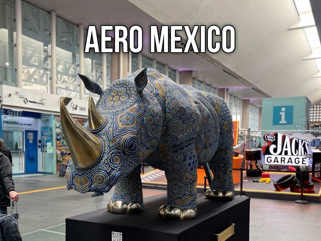 Menchaca Studio Shiny Horn 1 at CDMX MEX airport