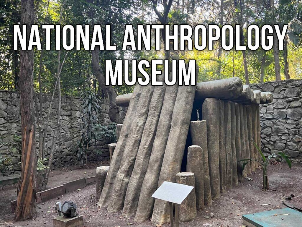 Basalt Column House at the National Museum of Anthropology, Mexico City
