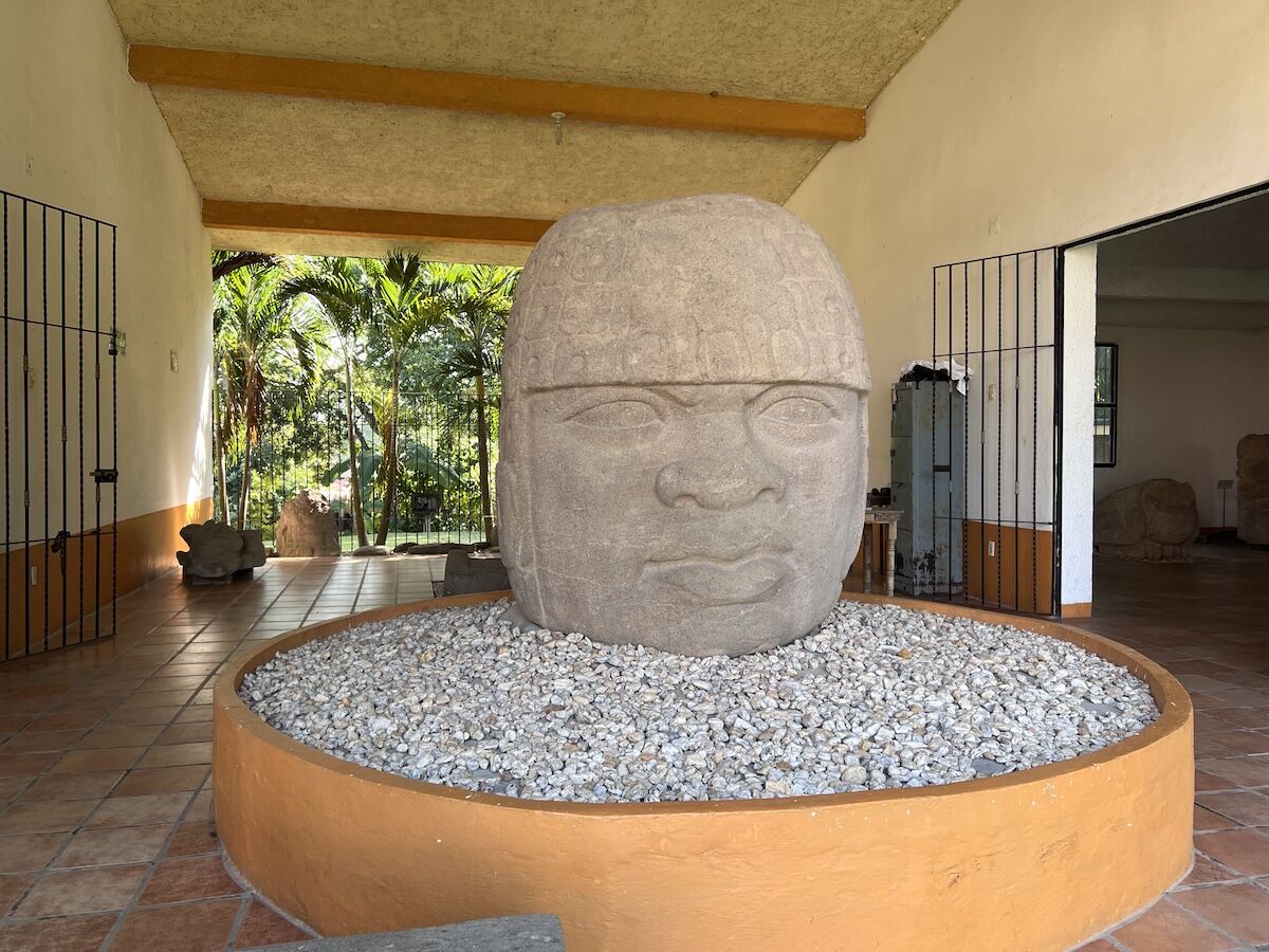 Olmec Head, San Lorenzo Monument 10