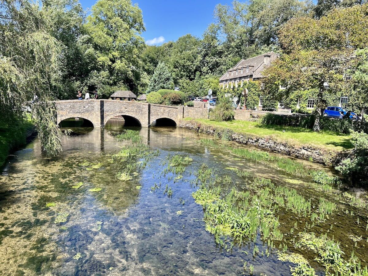 Stone cottages at Arlington Row in Bibury, England