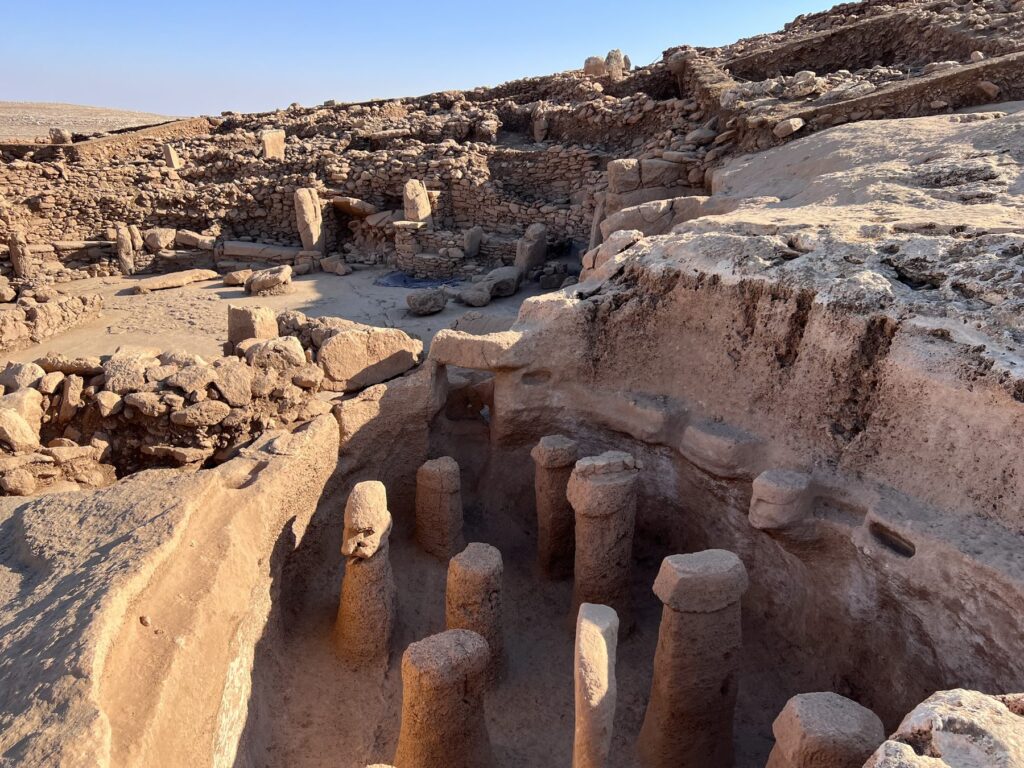 The carved pillar room at Karahan Tepe in southeastern Turkey